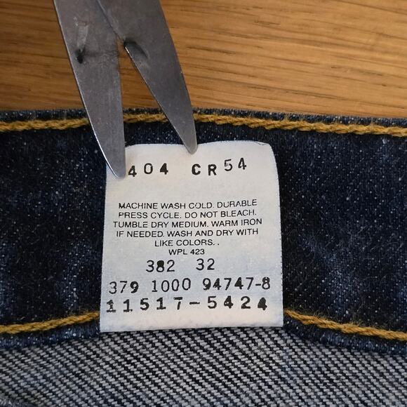 Levi's Vintage Y2K 2000 Women's 517 Boot Cut Flare Dark Blue Jean 3 JR M - Picture 5 of 13